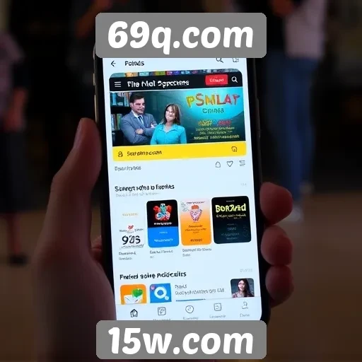Experiência do usuário em 69q.com em dispositivos móveis